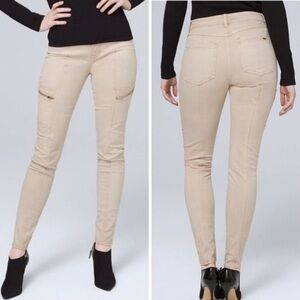 Sculpt High-Rise Skinny Ankle Cargo Jeans 
size 4